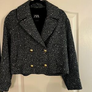 Zara cropped jacket